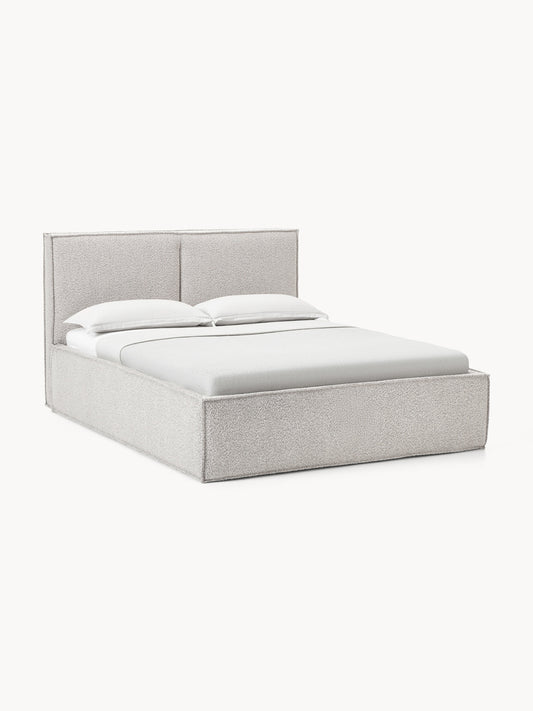 Drenalto Upholstered Bed in Bouclé