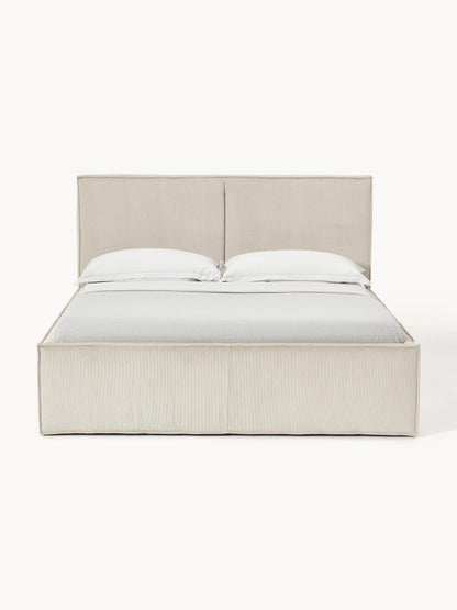 Drenalto Upholstered Bed in Corduroy