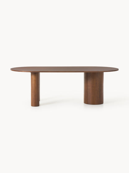 Dunfiero Oval Oak Dining Table, in Various Sizes