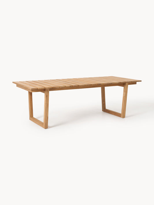 Eikardo Garden Table in Teak Wood, 229 x 100 cm