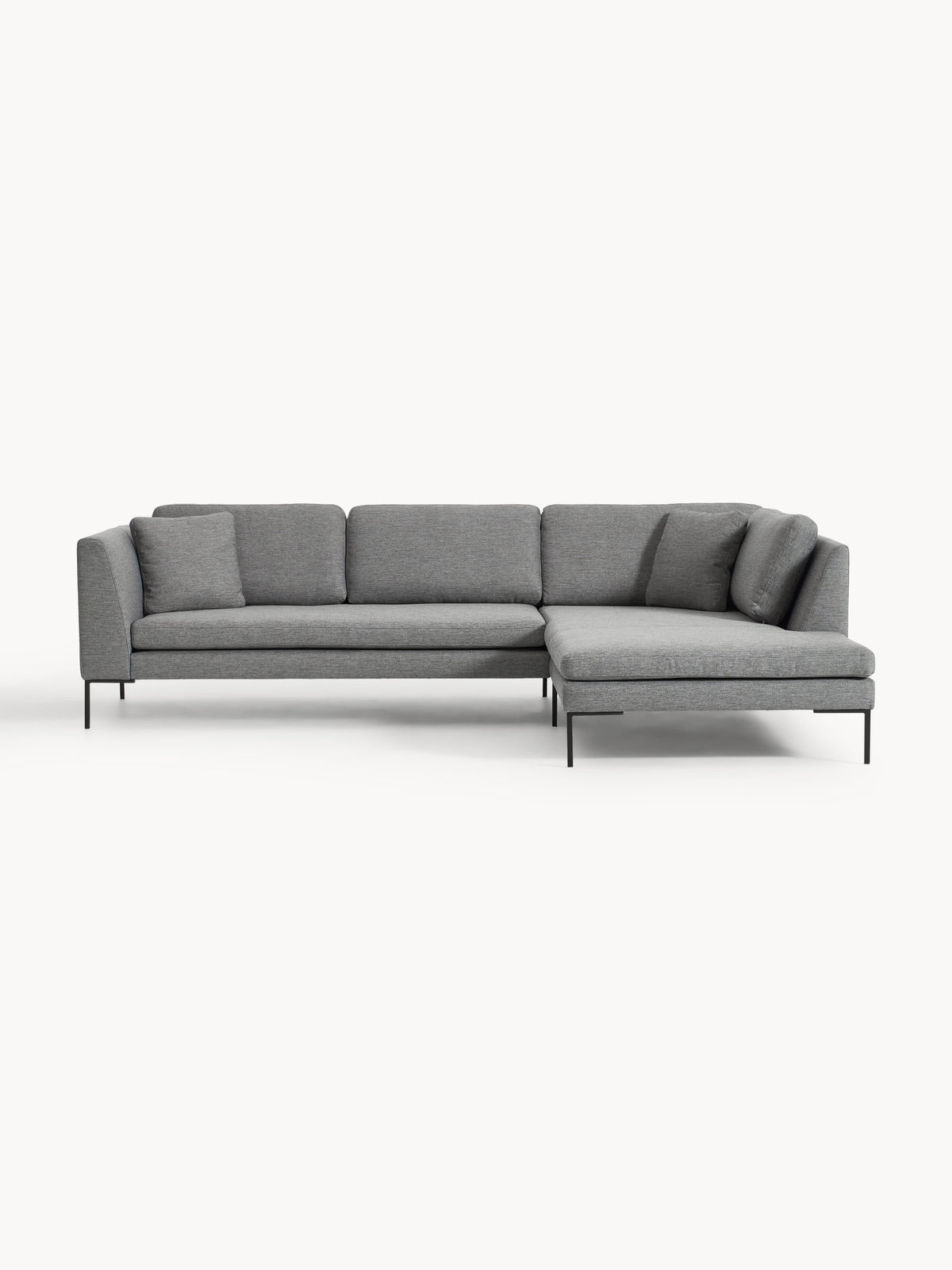 Emmarosi Corner Sofa with Metal Legs