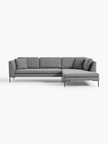 Emmarosi Corner Sofa with Metal Legs
