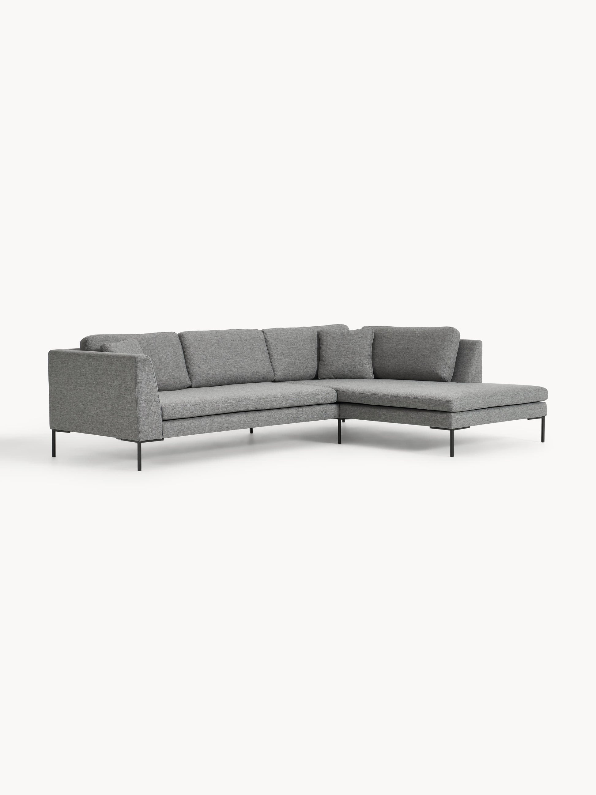Emmarosi Corner Sofa with Metal Legs