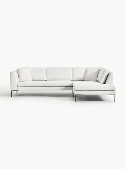 Emmarosi Corner Sofa with Metal Legs