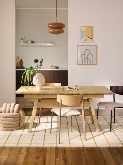 Ethlundi Extendable Dining Table, 180 - 220 x 100 cm