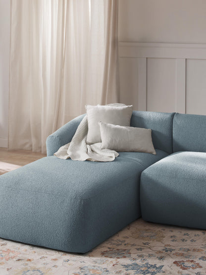 Fenrolla Chaise Corner Module in Bouclé