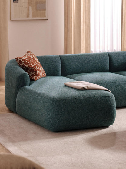 Fenrolla Chaise Corner Module in Bouclé