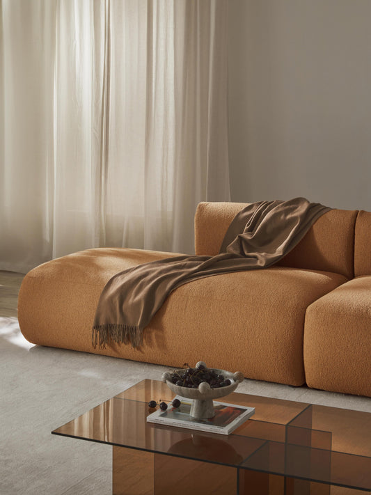 Fenrolla Chaise Module in Bouclé