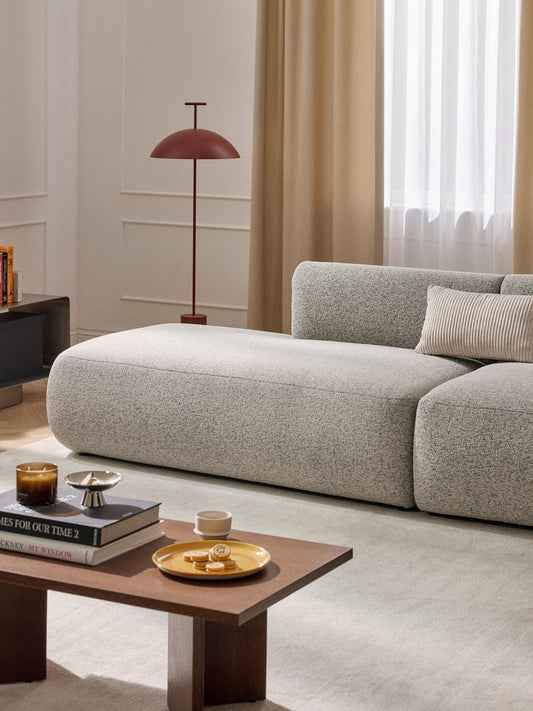Fenrolla Chaise Module in Bouclé