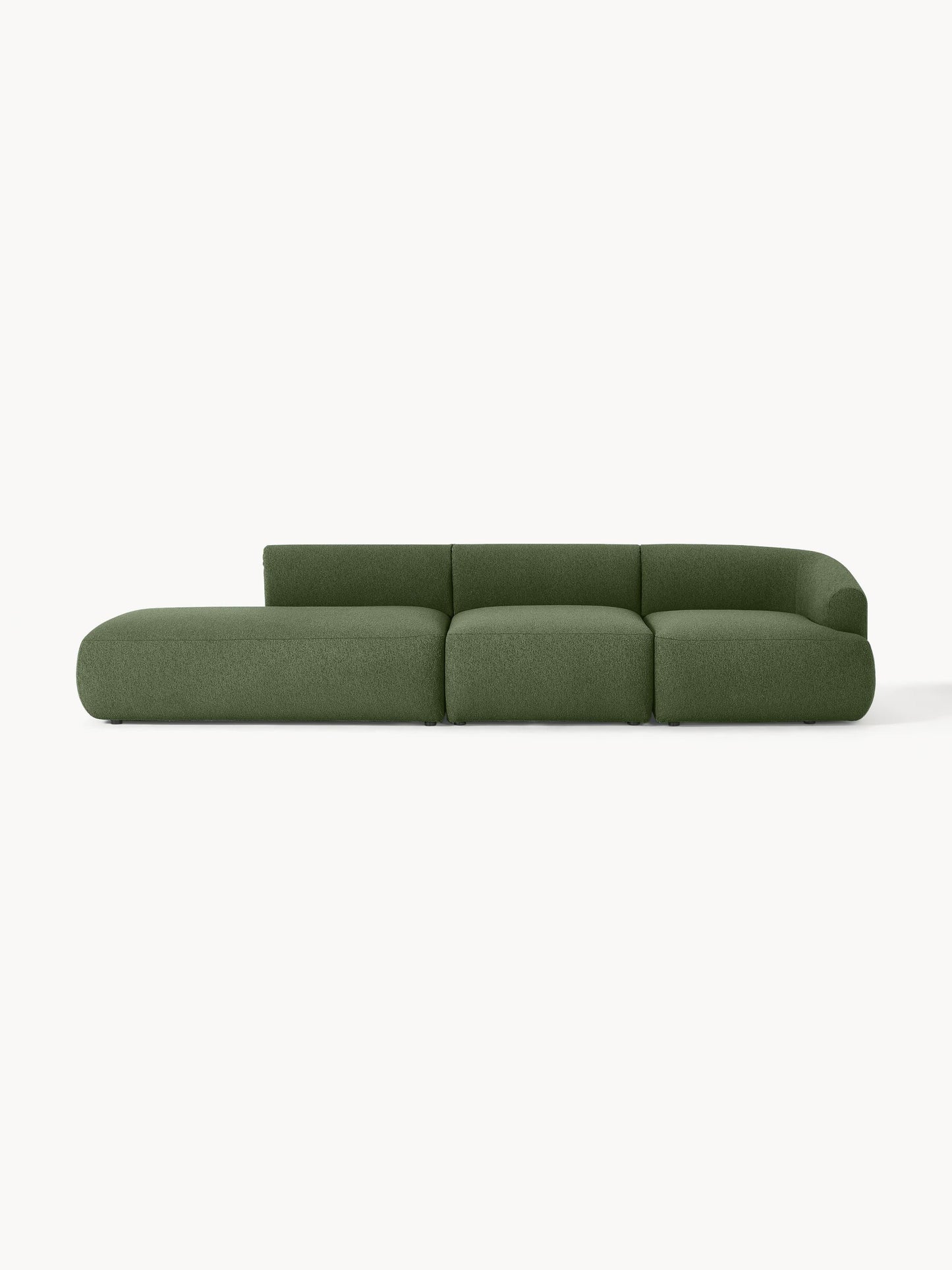 Fenrolla Modular Chaise in Bouclé (2-Seater)