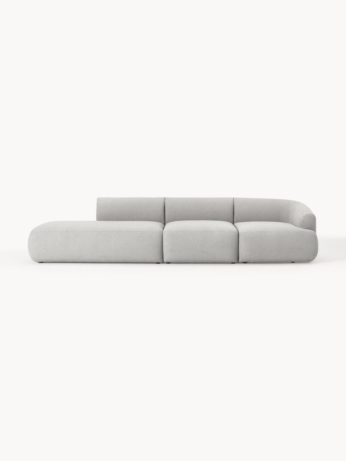 Fenrolla Modular Chaise in Bouclé (2-Seater)