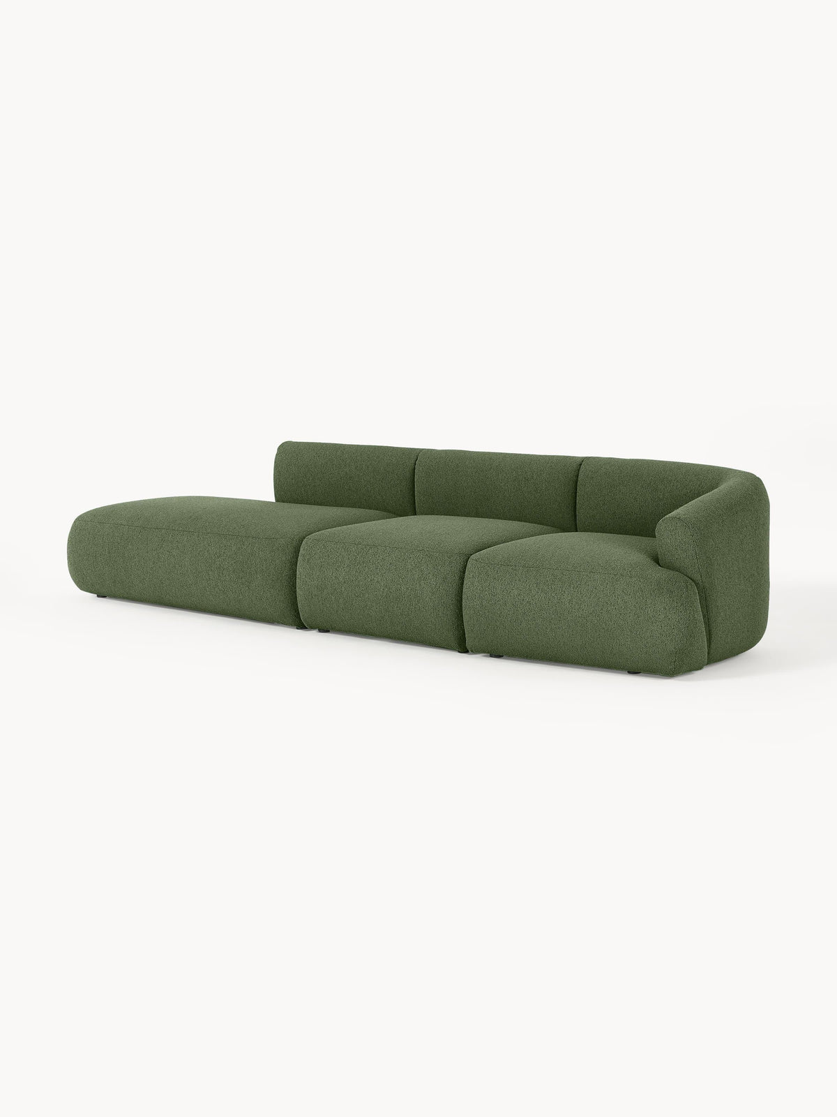 Fenrolla Modular Chaise in Bouclé (2-Seater)