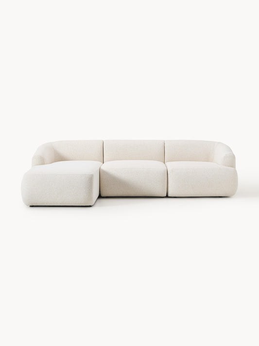 Fenrolla Modular Corner Sofa (3-Seater) in Bouclé