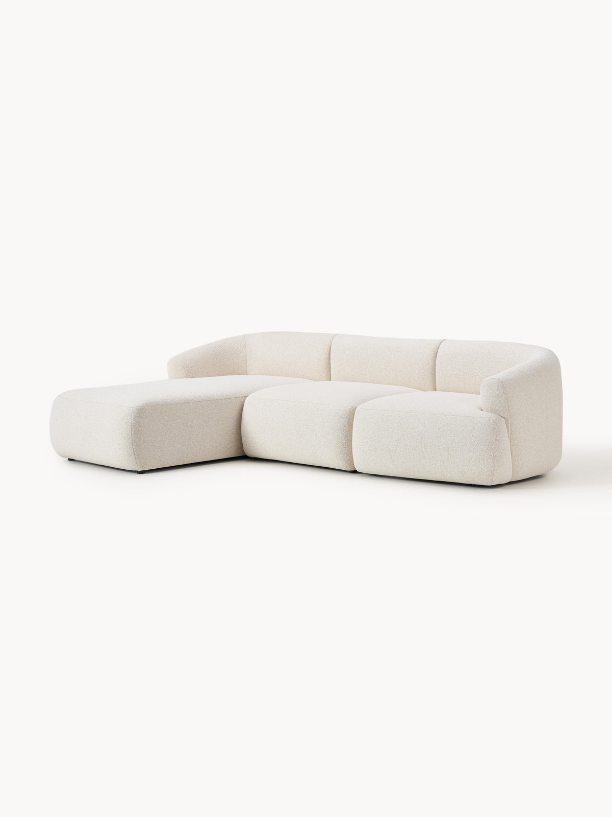 Fenrolla Modular Corner Sofa (3-Seater) in Bouclé