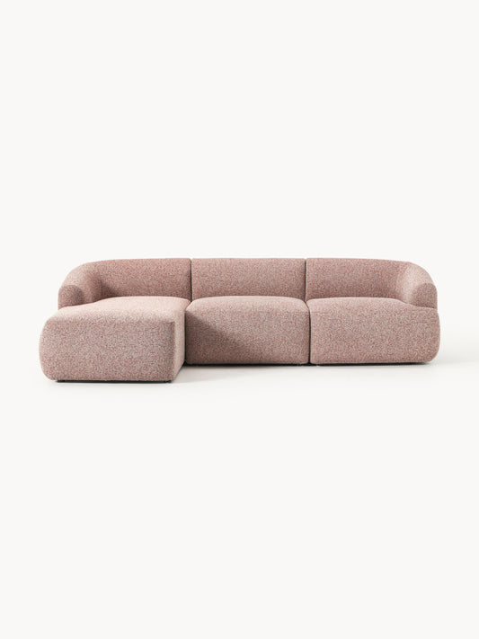 Fenrolla Modular Corner Sofa (3-Seater) in Bouclé