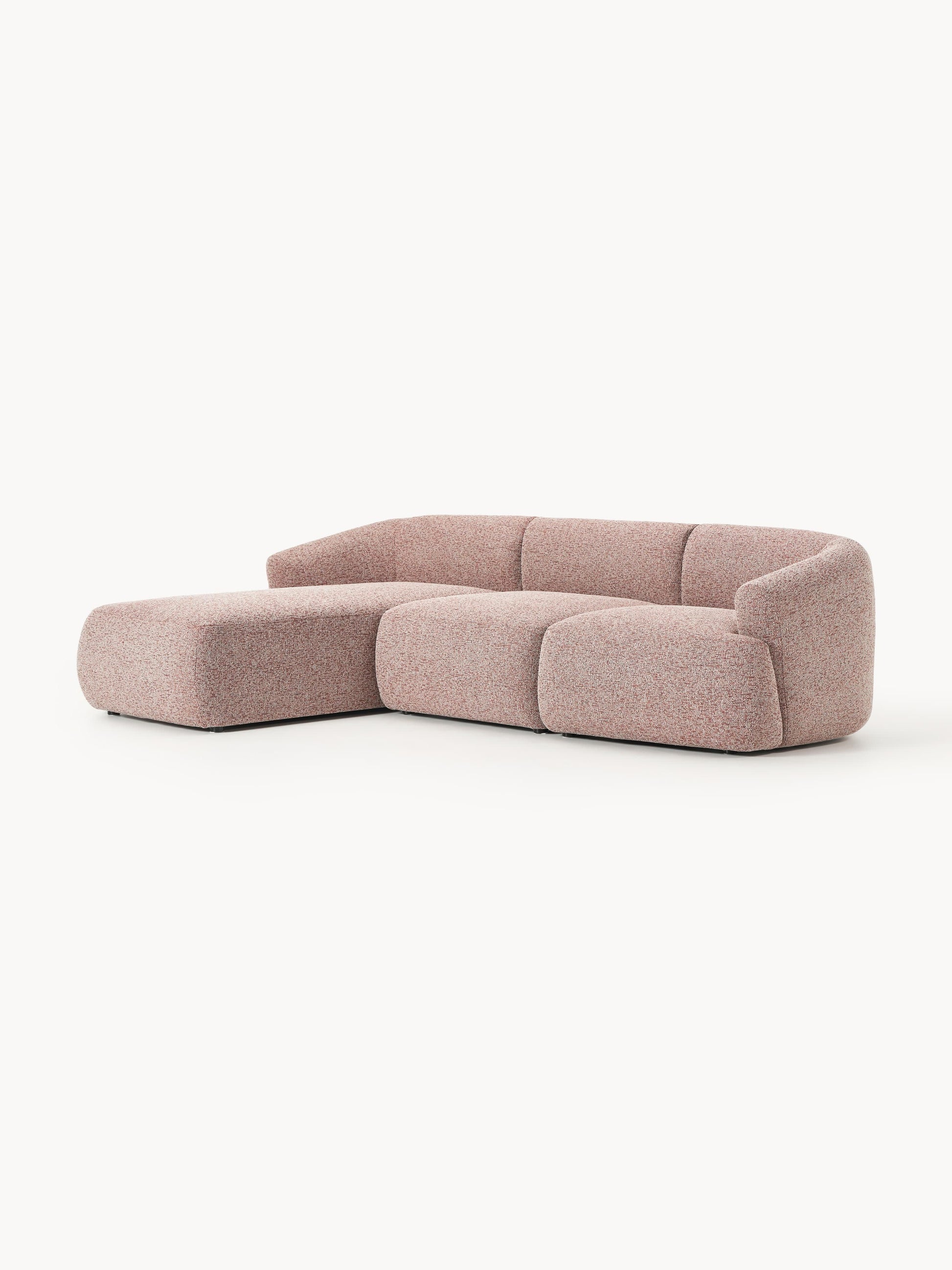 Fenrolla Modular Corner Sofa (3-Seater) in Bouclé