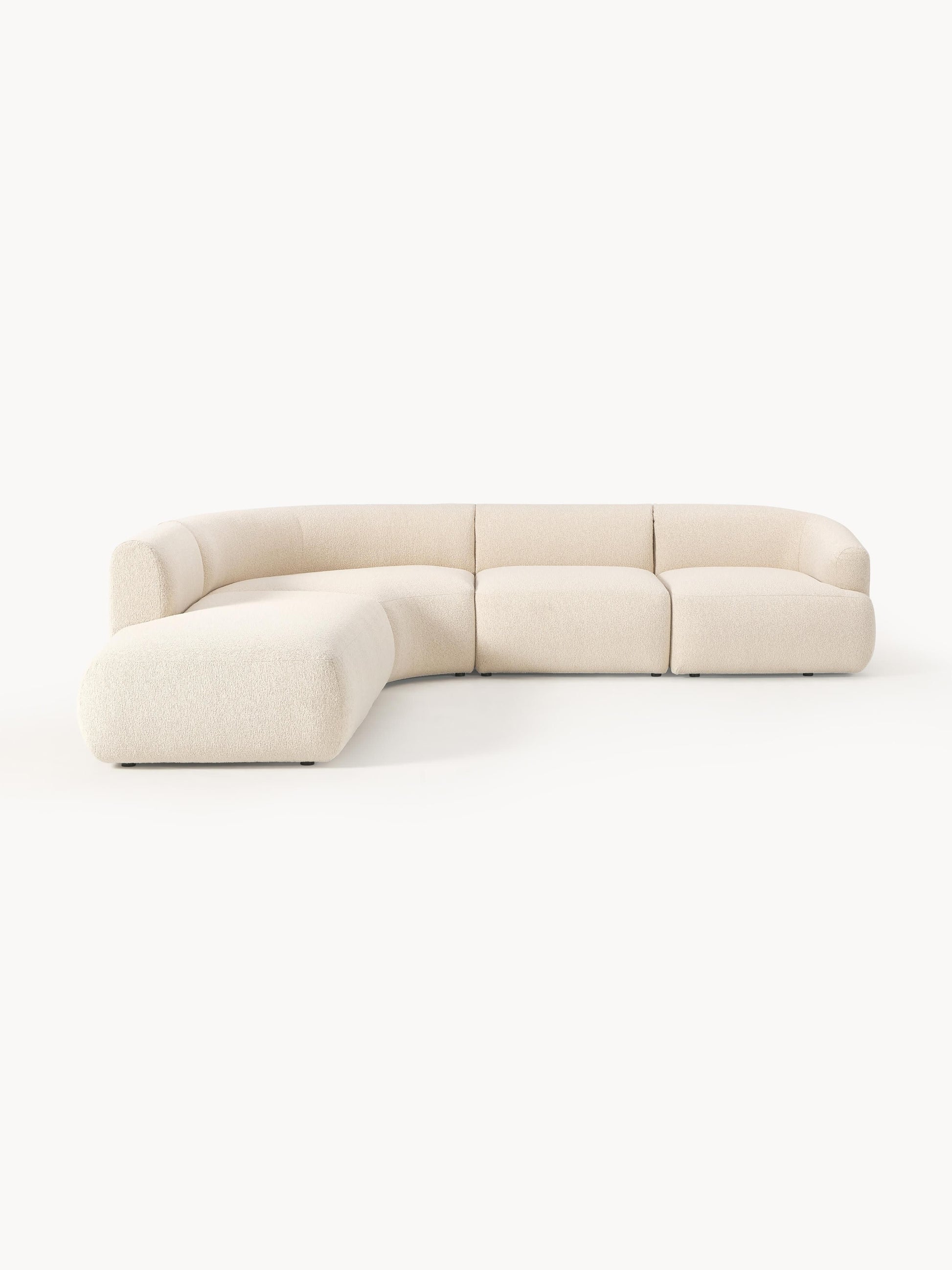 Fenrolla Modular Corner Sofa in Bouclé (4-Seater)