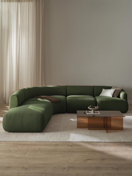 Fenrolla Modular Corner Sofa in Bouclé (4-Seater)