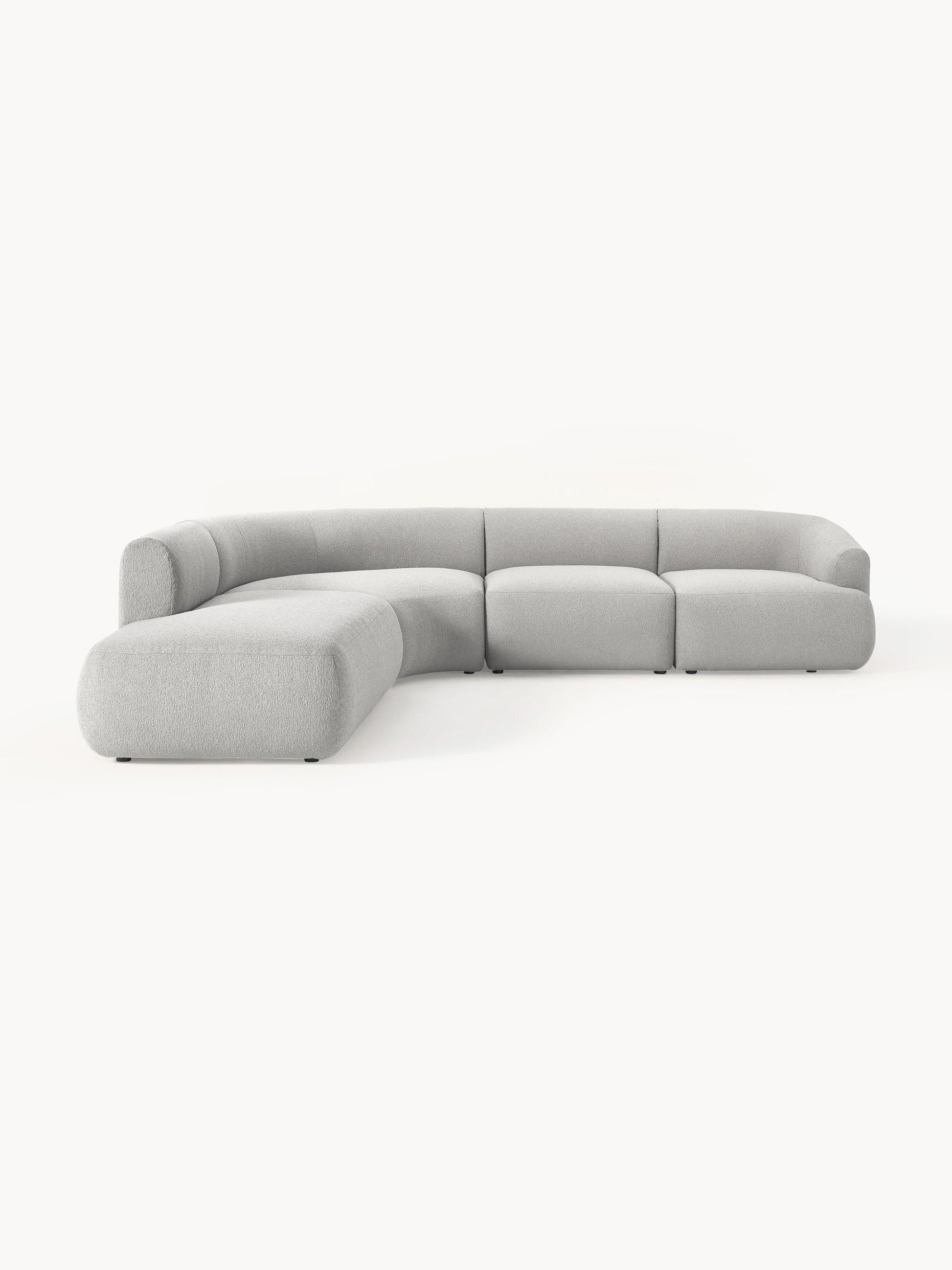 Fenrolla Modular Corner Sofa in Bouclé (4-Seater)