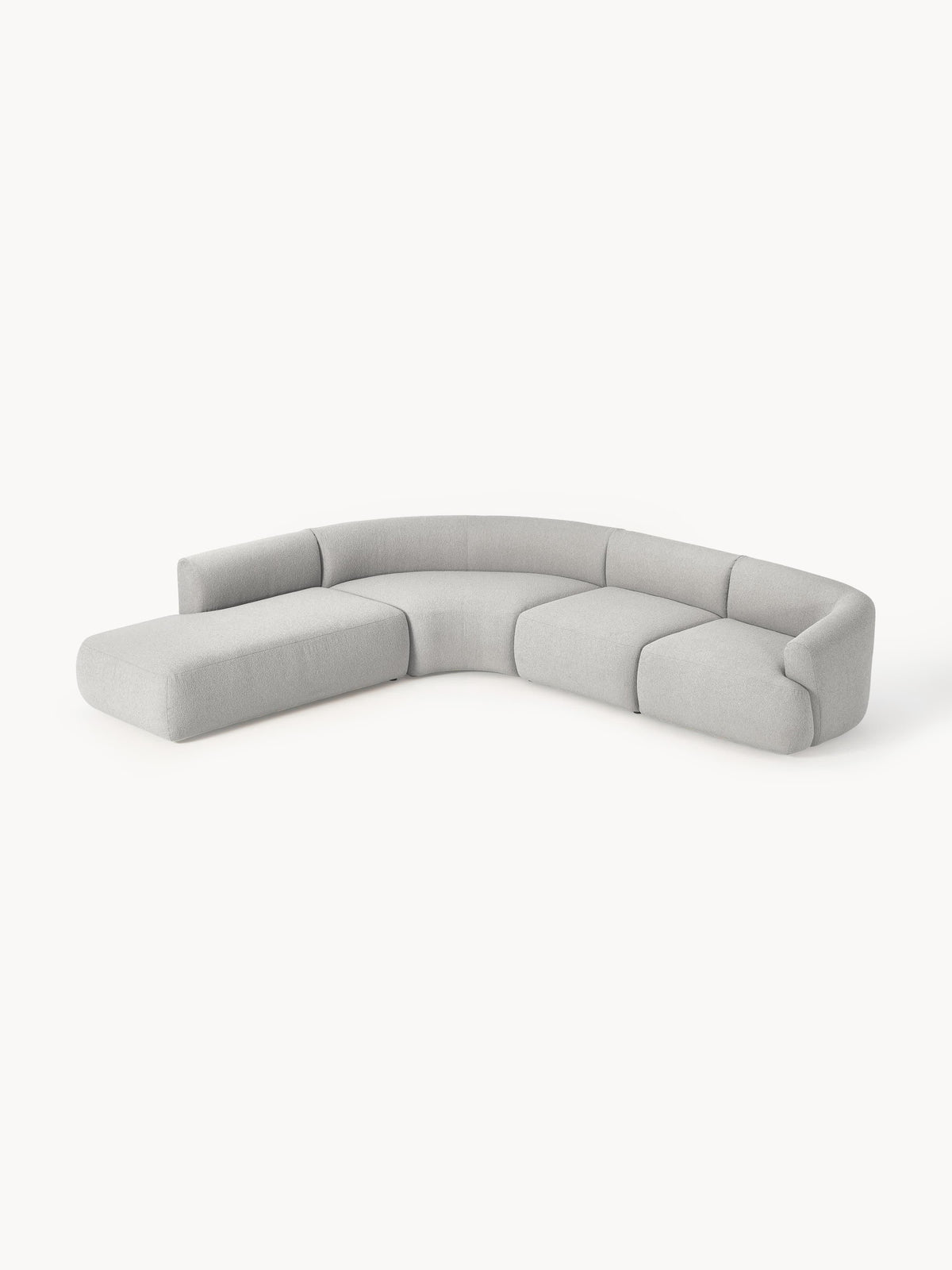 Fenrolla Modular Corner Sofa in Bouclé (4-Seater)