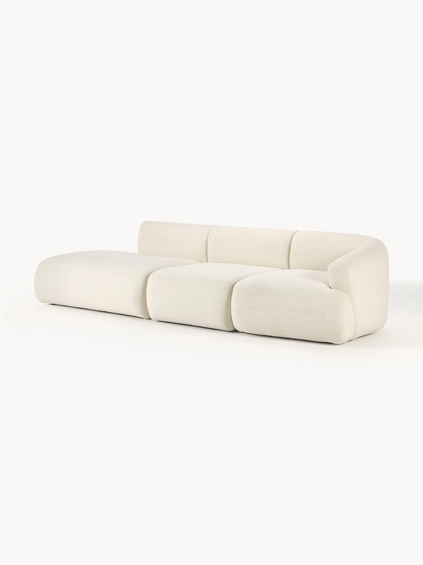 Fenrolla Modular Ottoman in Teddy (3-Seater)