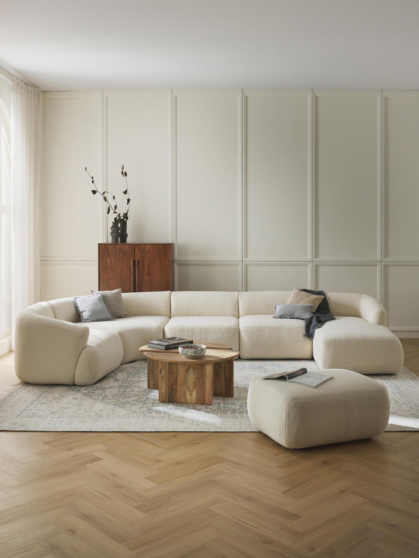 Fenrolla Modular XL Sofa in Teddy