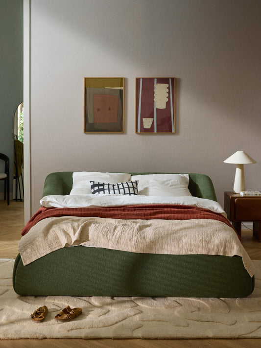 Fenrolla Upholstered Bed in Bouclé