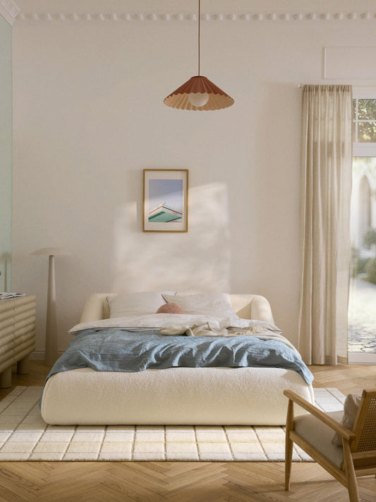 Fenrolla Upholstered Bed in Teddy