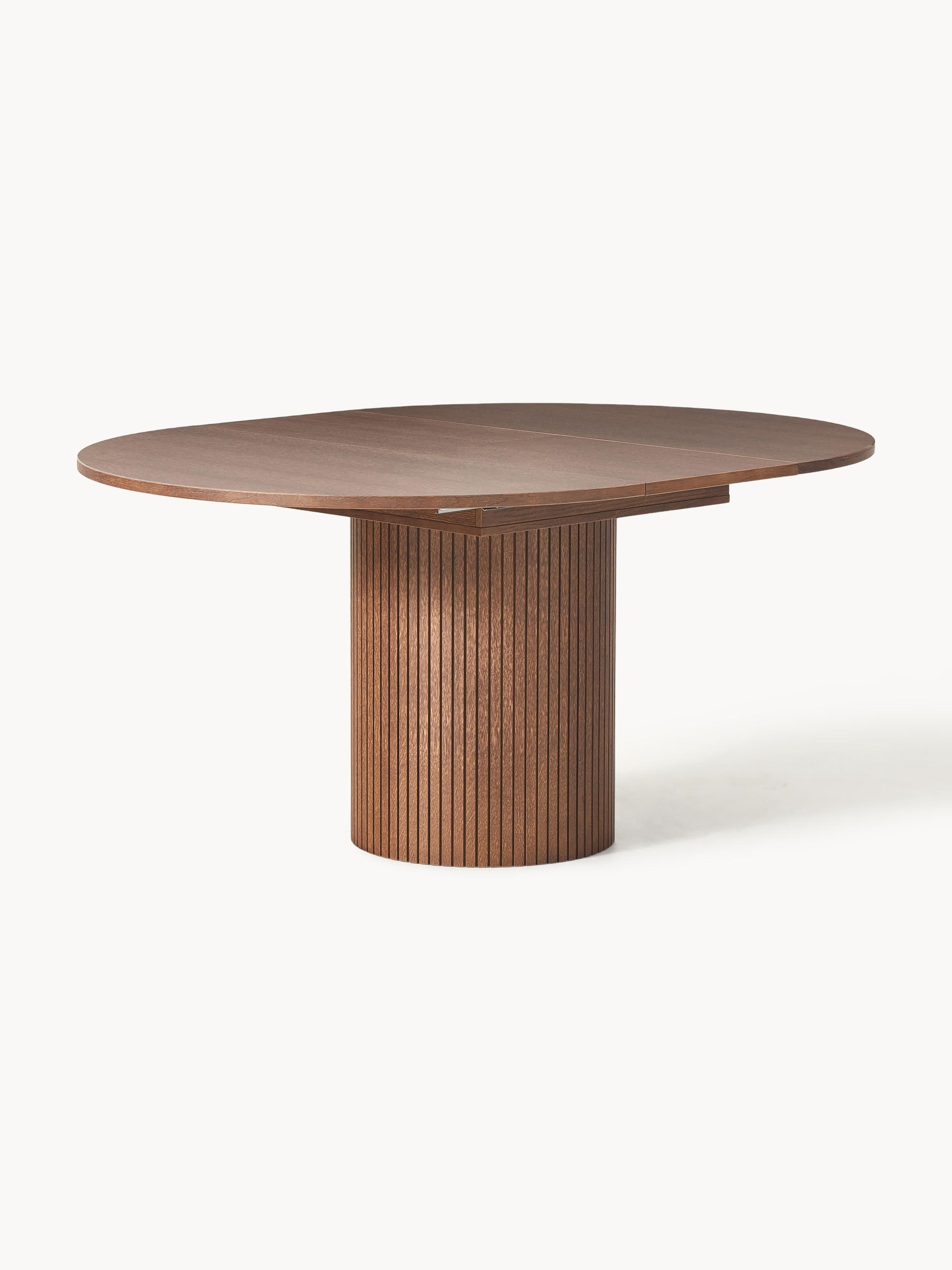 Filandri Extendable Dining Table with Grooved Texture, 120 - 160 x 75 cm
