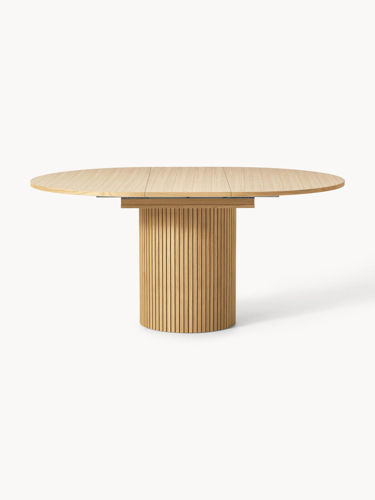 Filandri Extendable Dining Table with Grooved Texture, 120 - 160 x 75 cm
