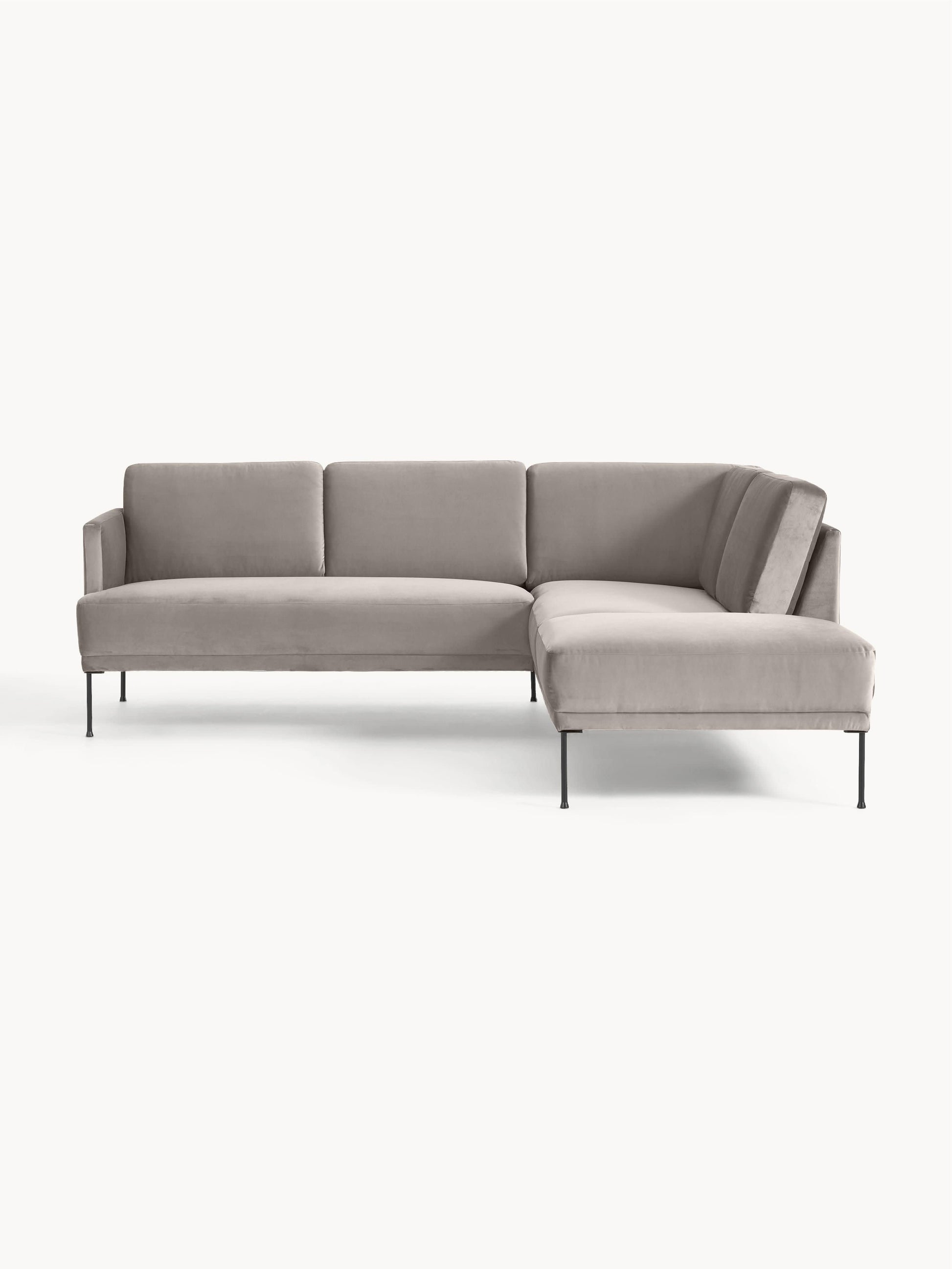 Fluvanni Corner Sofa in Velvet