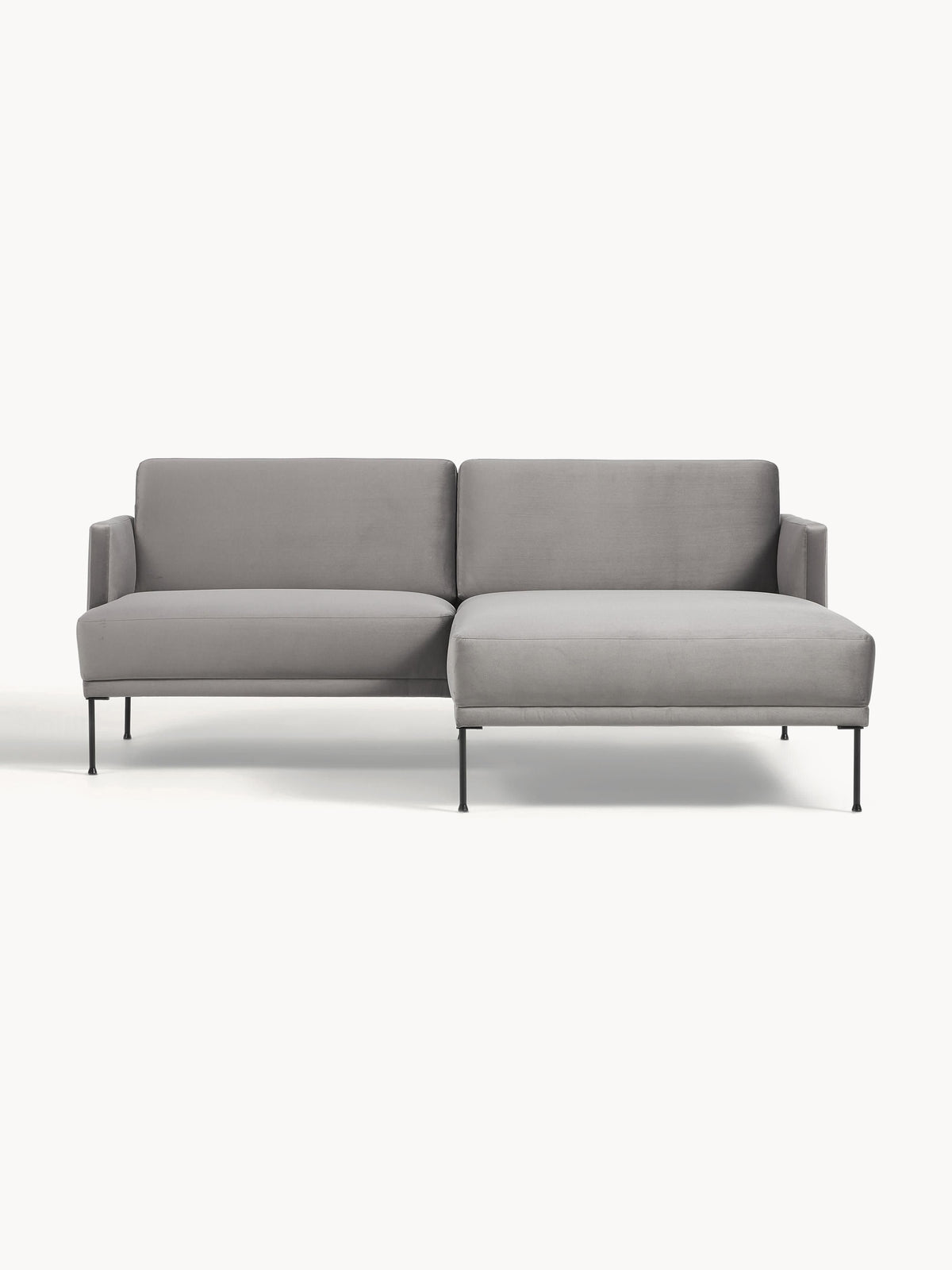 Fluvanni Small Corner Sofa in Velvet