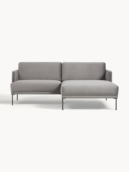 Fluvanni Small Corner Sofa in Velvet