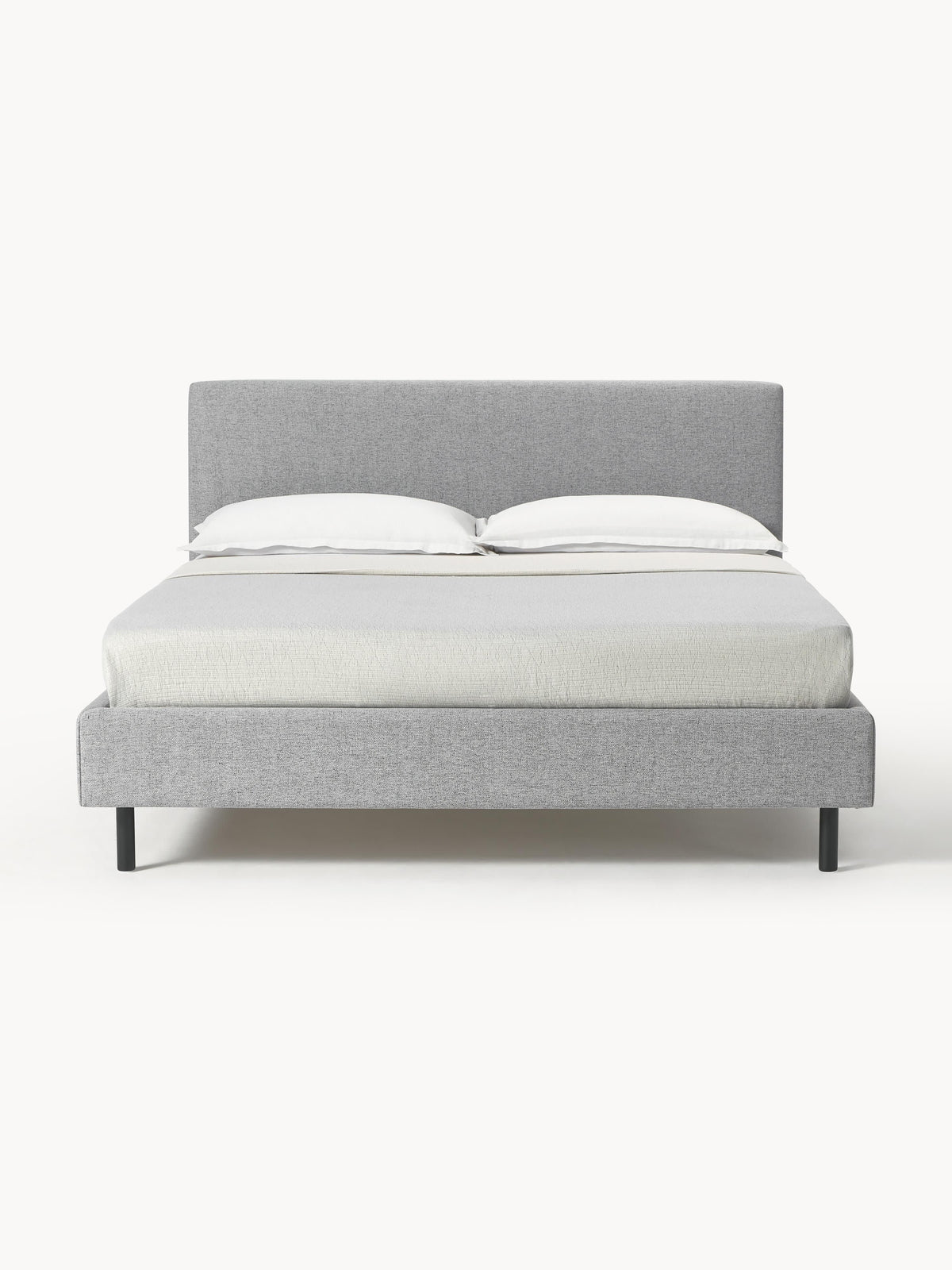 Giulessi Upholstered Bed with Wooden Feet