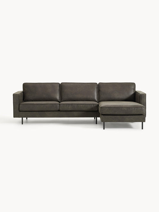 Huntbergen Corner Sofa (3-Seater) in Leather