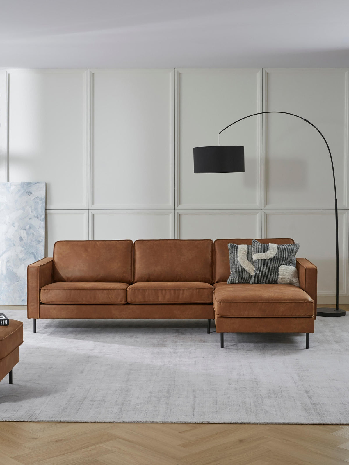 Huntbergen Corner Sofa (3-Seater) in Leather