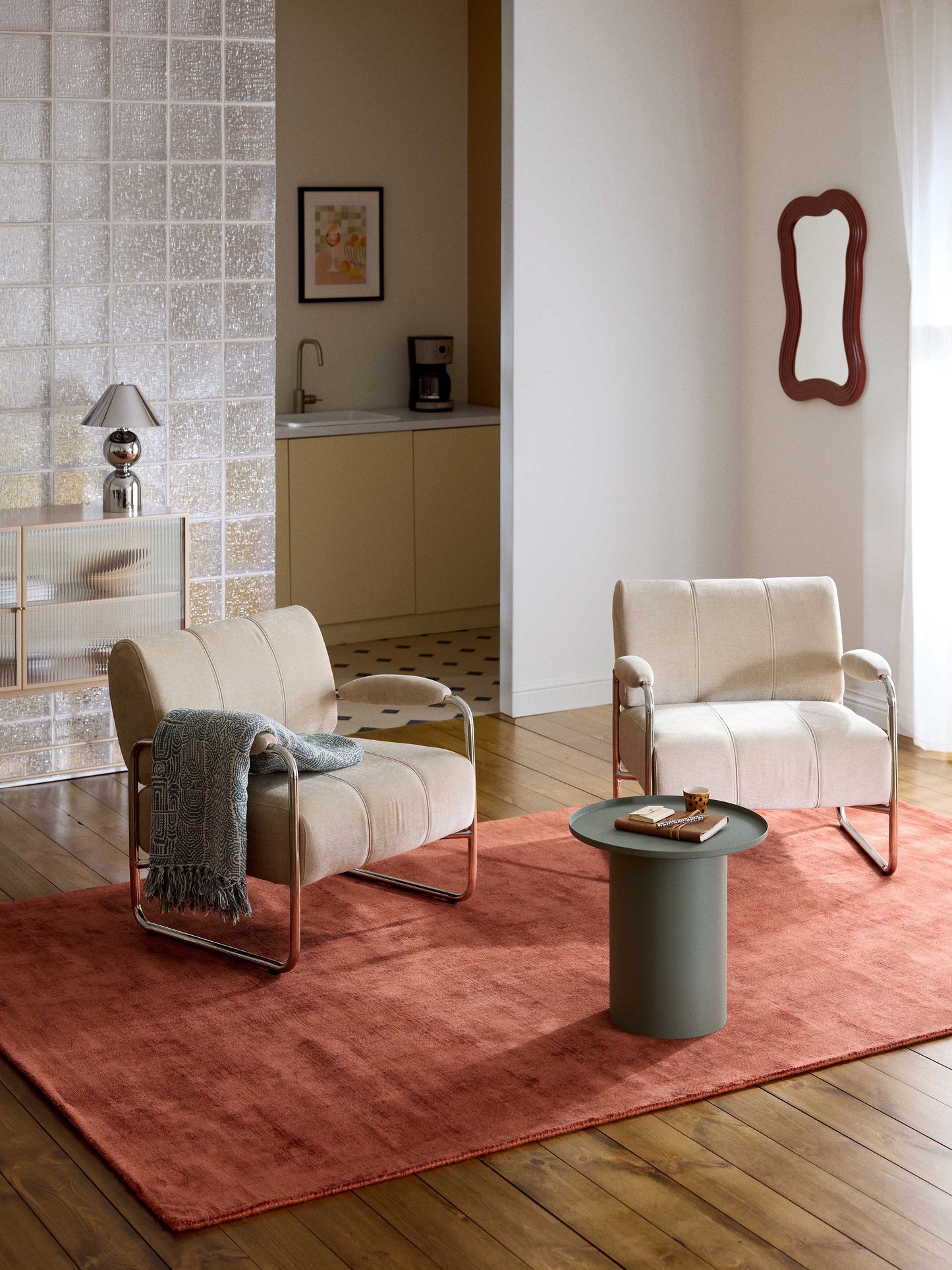 Janspehr Viscose Rug, Hand-Woven