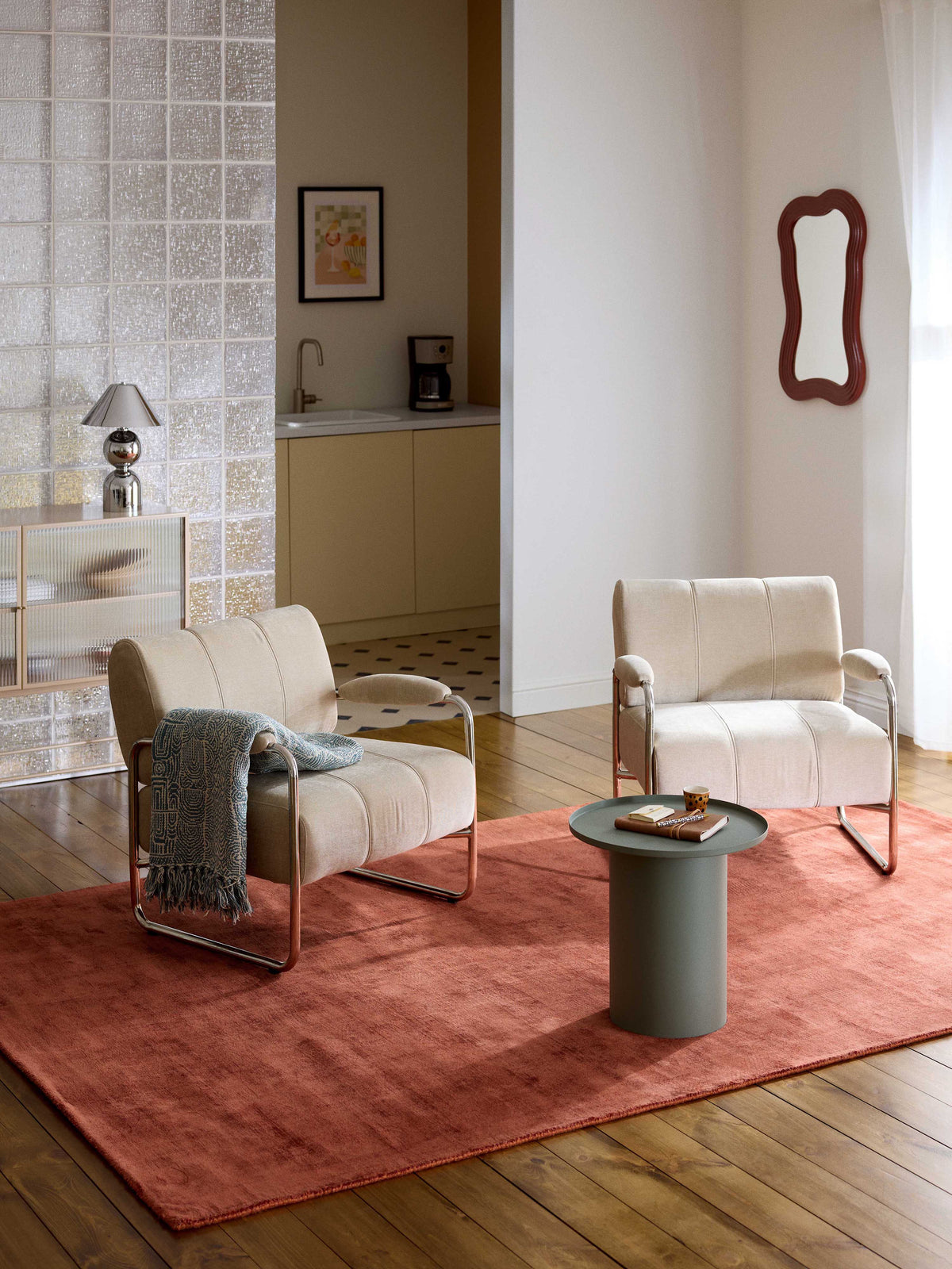 Janspehr Viscose Rug, Hand-Woven