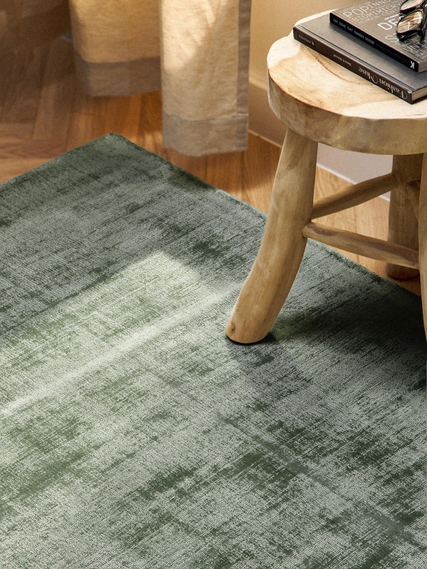 Janspehr Viscose Rug, Hand-Woven