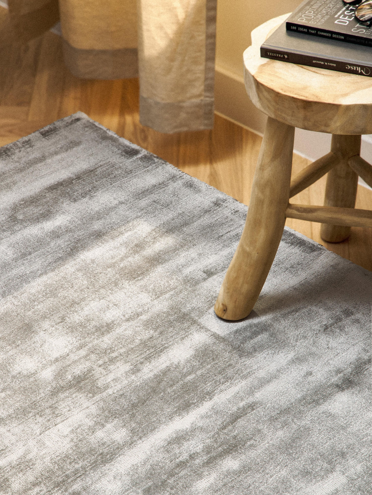 Janspehr Viscose Rug, Hand-Woven