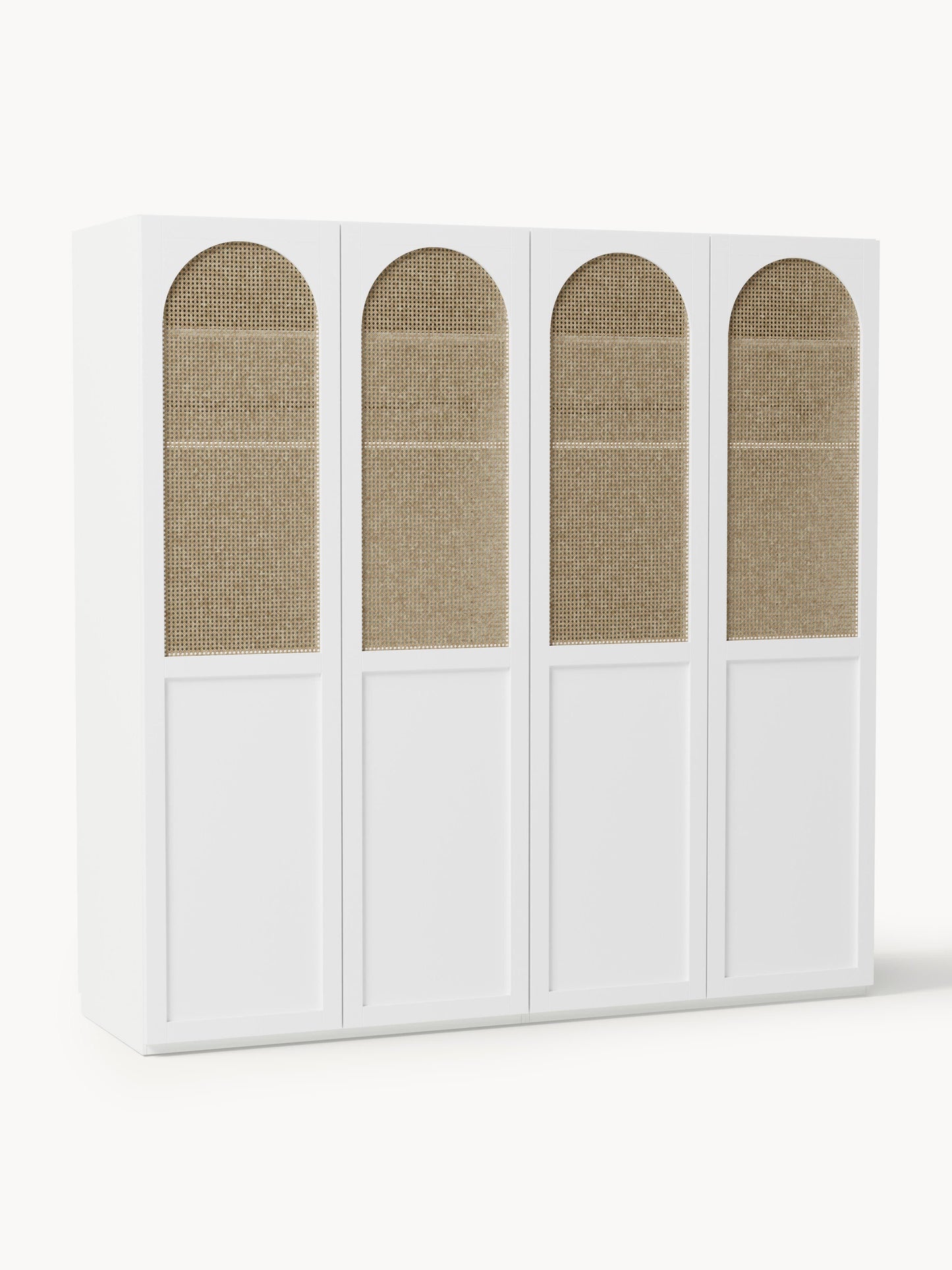 Jeanzola Modular Hinged-Door Wardrobe, 200 cm Wide, in Various Sizes