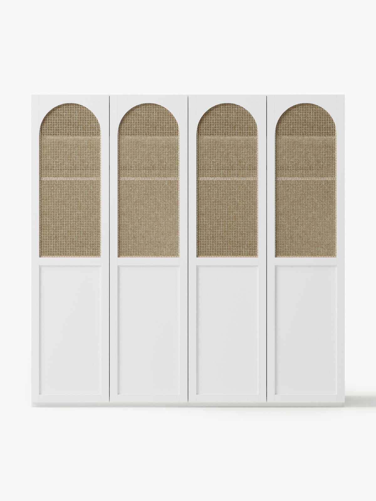 Jeanzola Modular Hinged-Door Wardrobe, 200 cm Wide, in Various Sizes