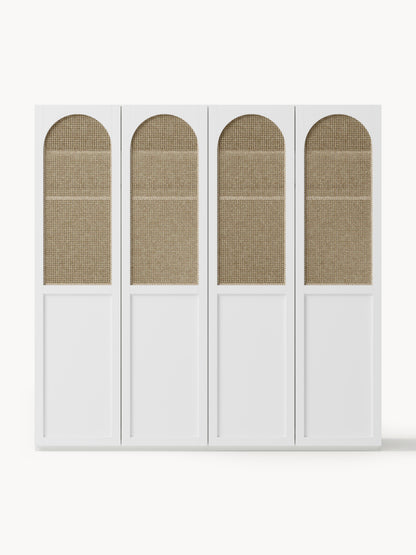 Jeanzola Modular Hinged-Door Wardrobe, 200 cm Wide, in Various Sizes