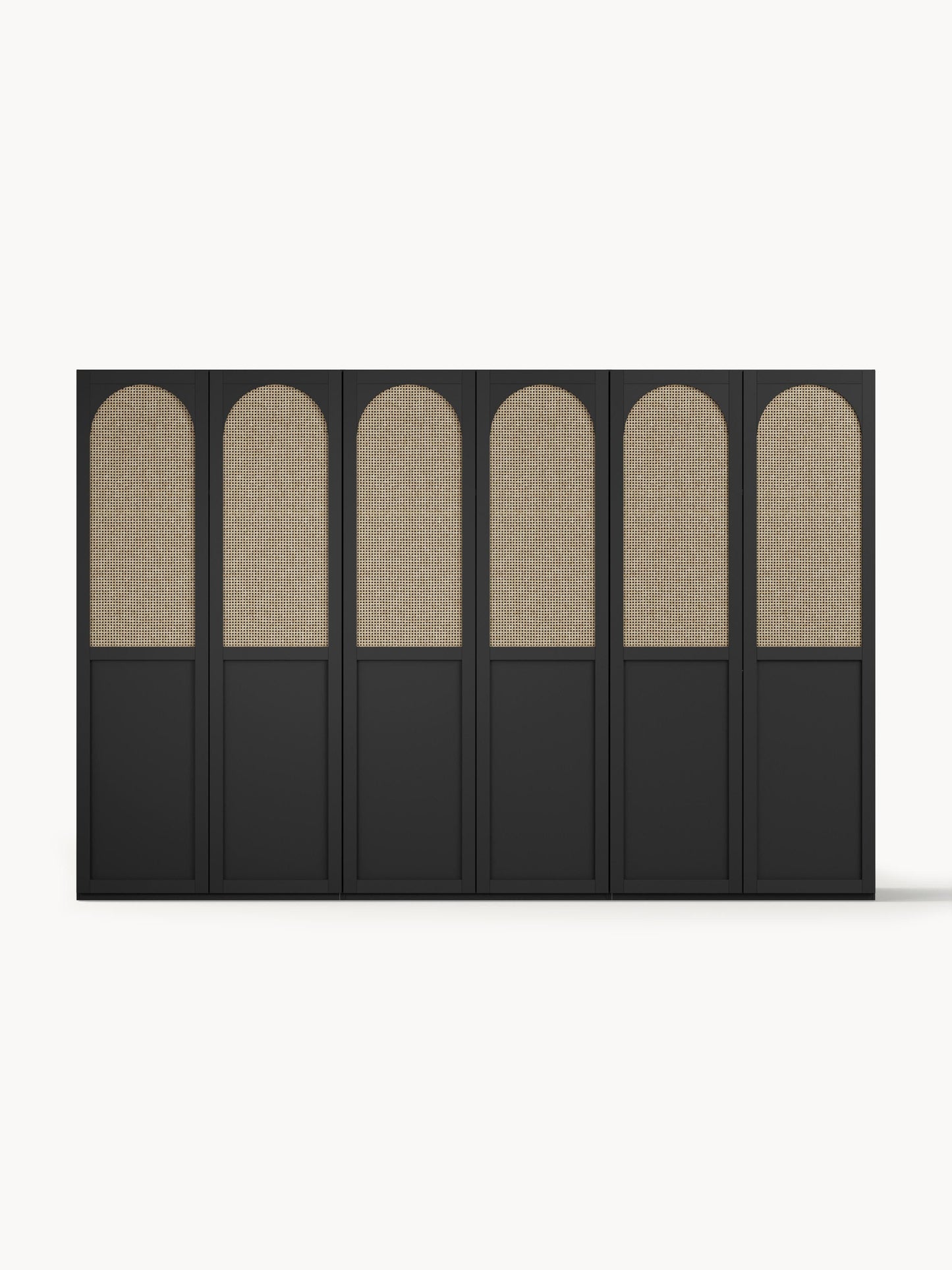 Jeanzola Modular Hinged-Door Wardrobe, 300 cm Wide, in Various Sizes