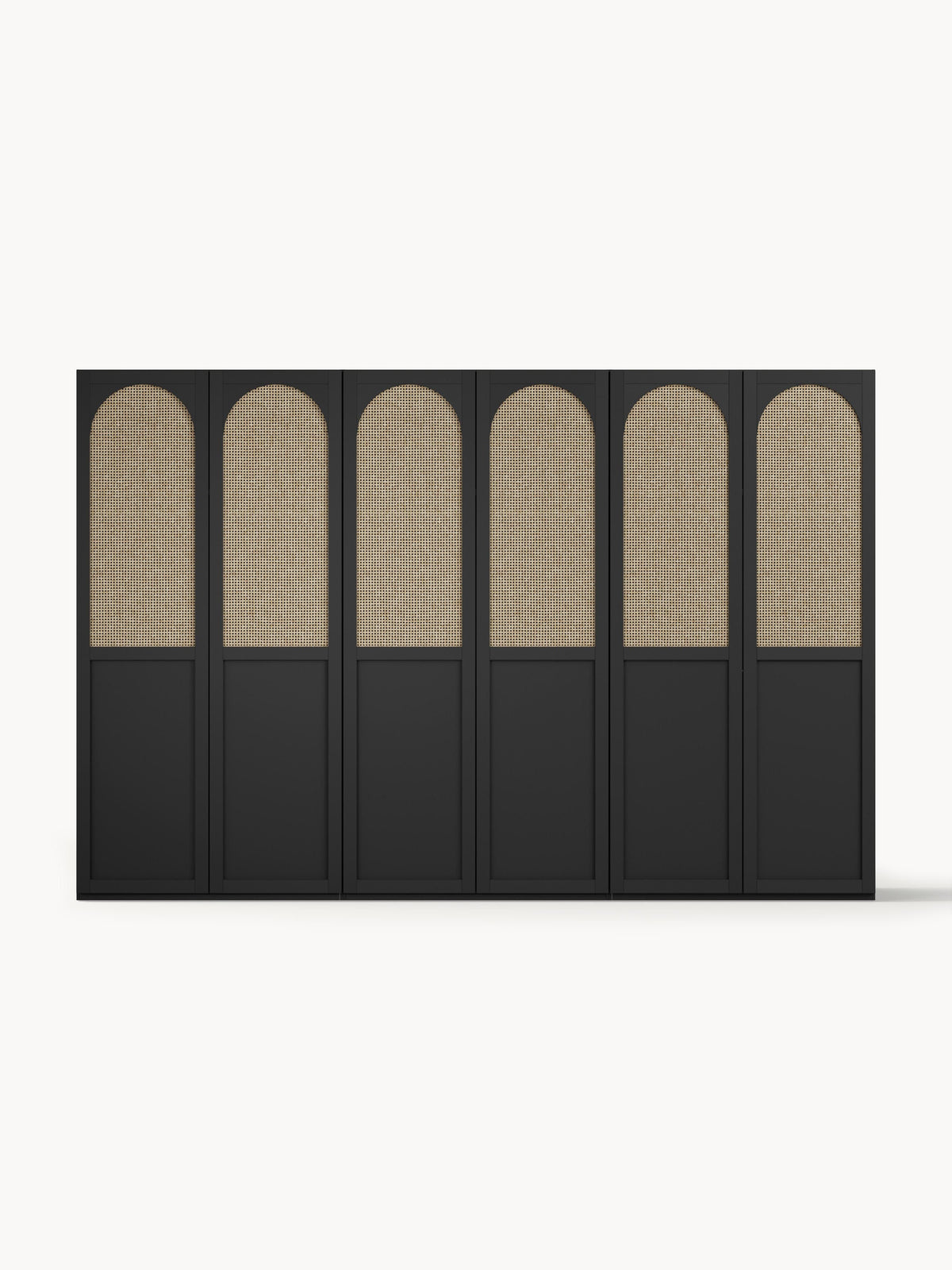Jeanzola Modular Hinged-Door Wardrobe, 300 cm Wide, in Various Sizes