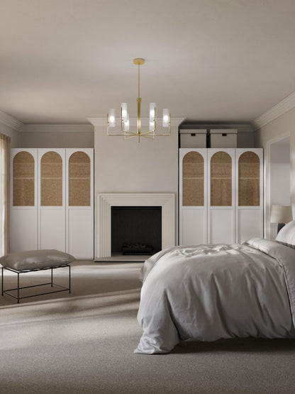 Jeanzola Modular Hinged-Door Wardrobe, 50 cm Wide, in Various Sizes