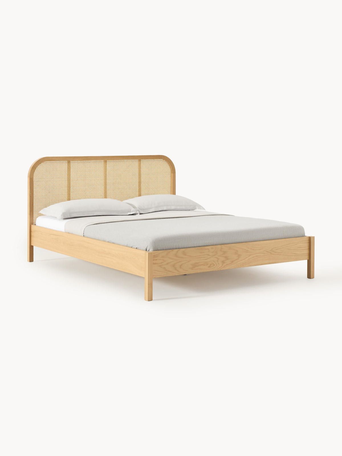 Jonsmark Wooden Bed with Vienna Cane Headboard