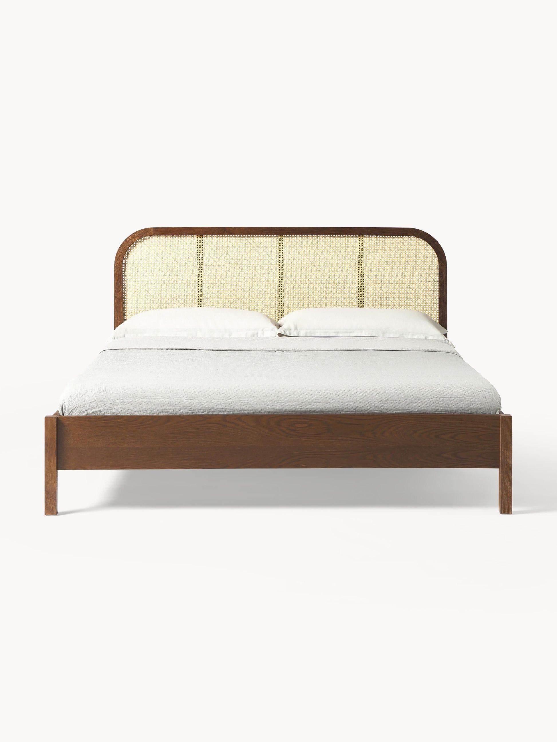 Jonsmark Wooden Bed with Vienna Cane Headboard
