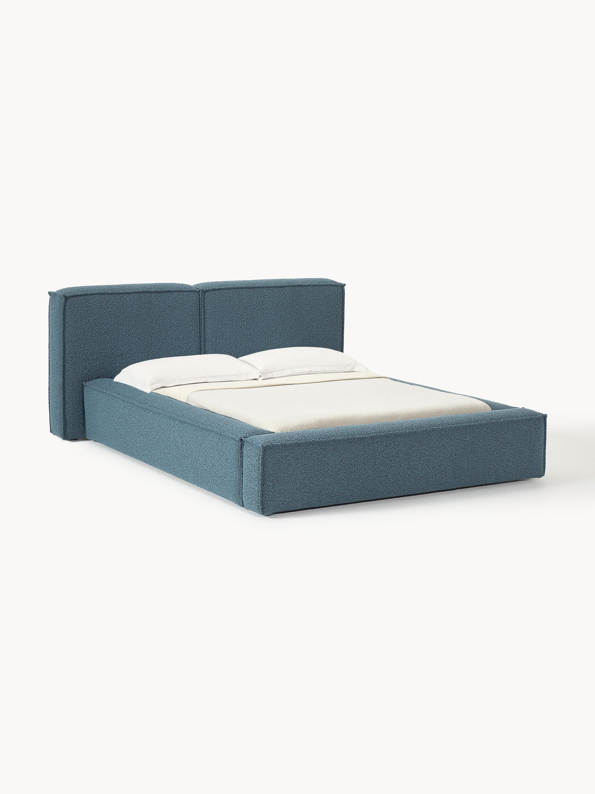 Lenfaro Bouclé Upholstered Bed