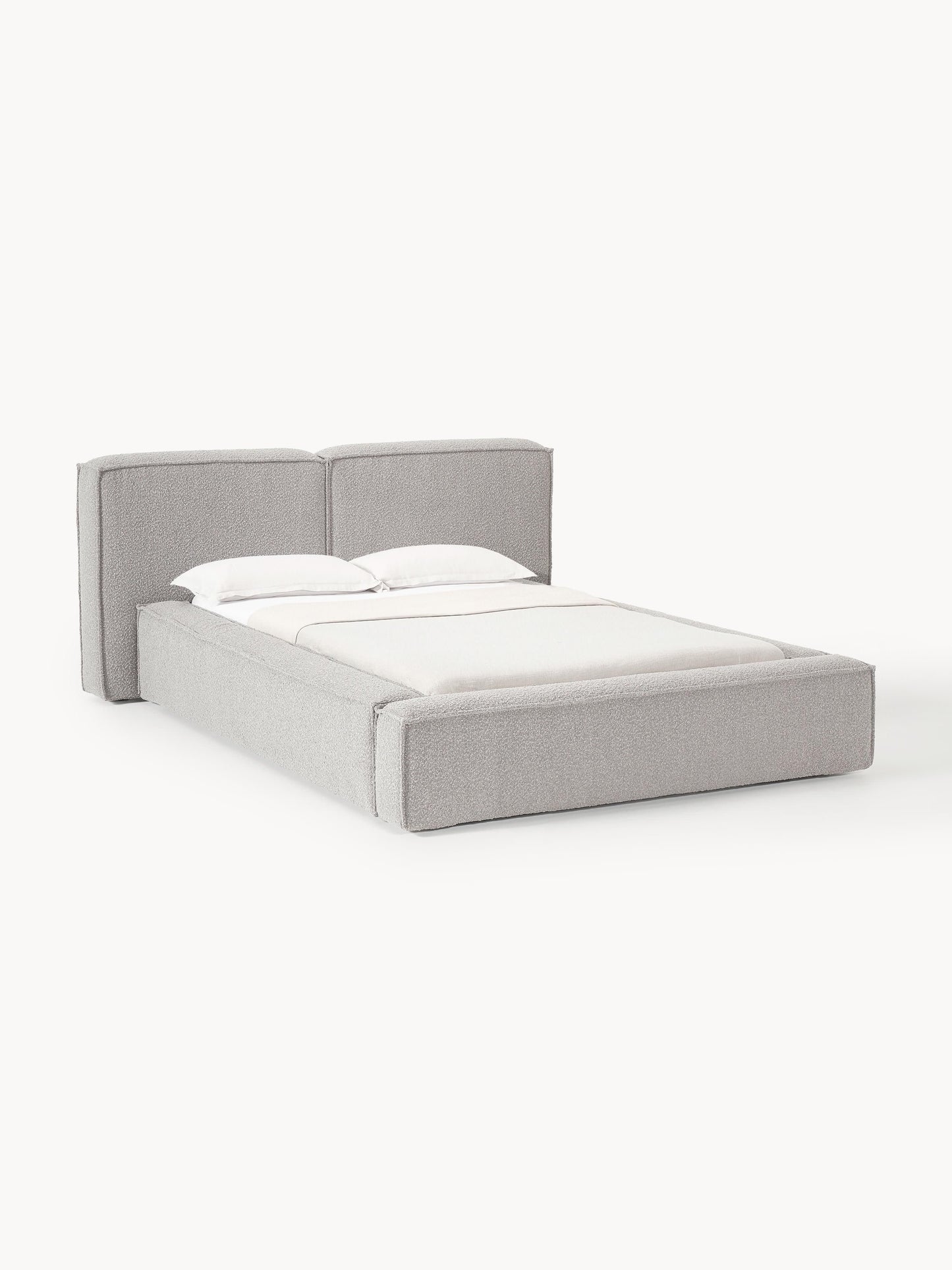 Lenfaro Bouclé Upholstered Bed